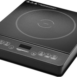 1800W Portable Induction Cooktop Burner, medium, Black